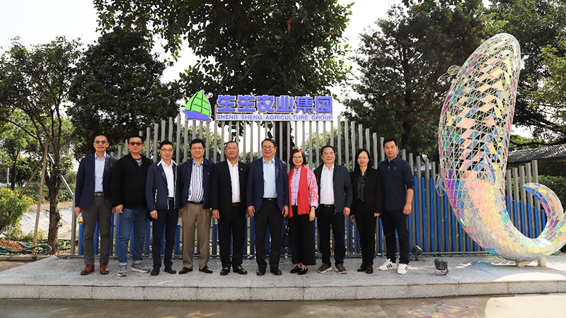 香港政務(wù)司司長(zhǎng)陳國(guó)基率隊(duì)到訪生生農(nóng)業(yè)集團(tuán)